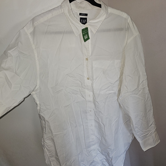 GAP Cotton weekend tunic brand new size L white - Picture 6 of 9